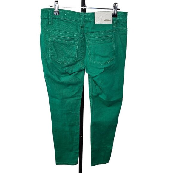Dollhouse Green Crop Jeans Size 5 - Picture 4 of 6